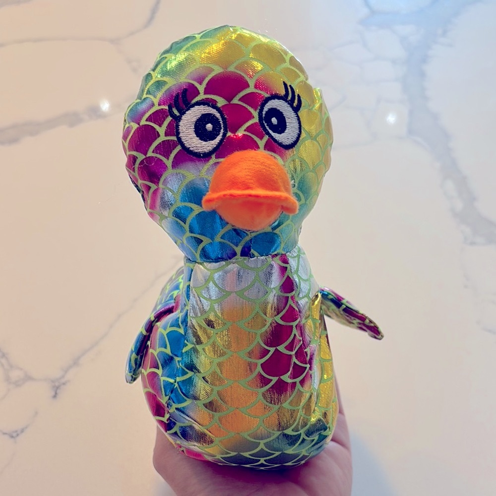 Colorful Plush Duck Stuffed Animal